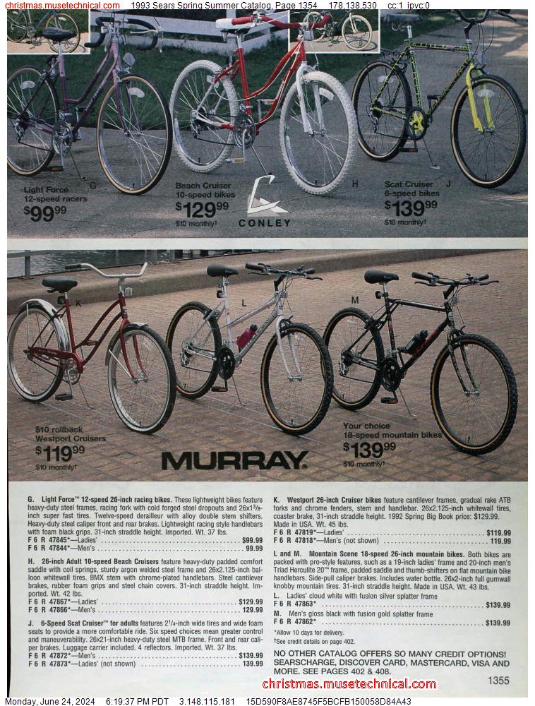 1993 Sears Spring Summer Catalog, Page 1354