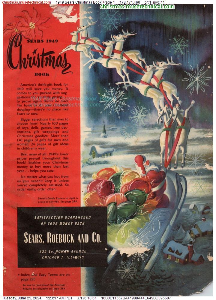 1949 Sears Christmas Book, Page 1