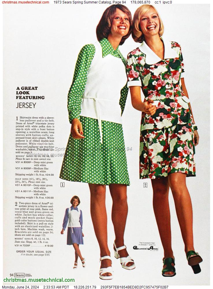 1973 Sears Spring Summer Catalog, Page 94