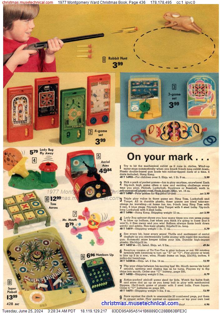 1977 Montgomery Ward Christmas Book, Page 436