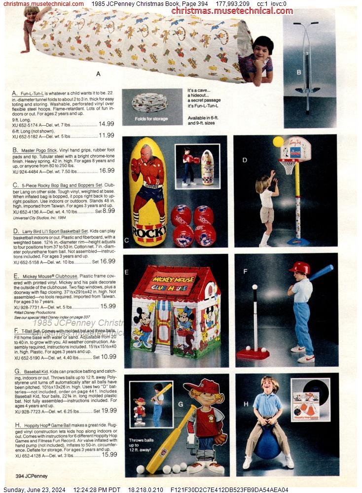 1985 JCPenney Christmas Book, Page 394