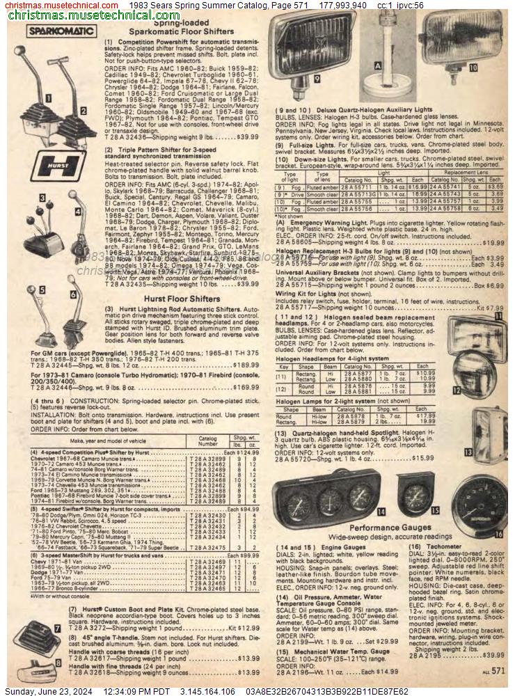 1983 Sears Spring Summer Catalog, Page 571