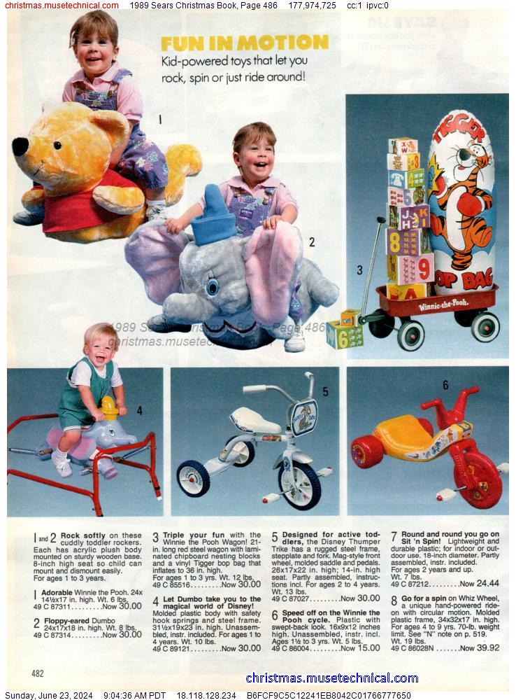 1989 Sears Christmas Book, Page 486