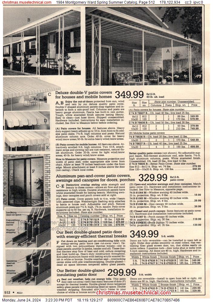 1984 Montgomery Ward Spring Summer Catalog, Page 512