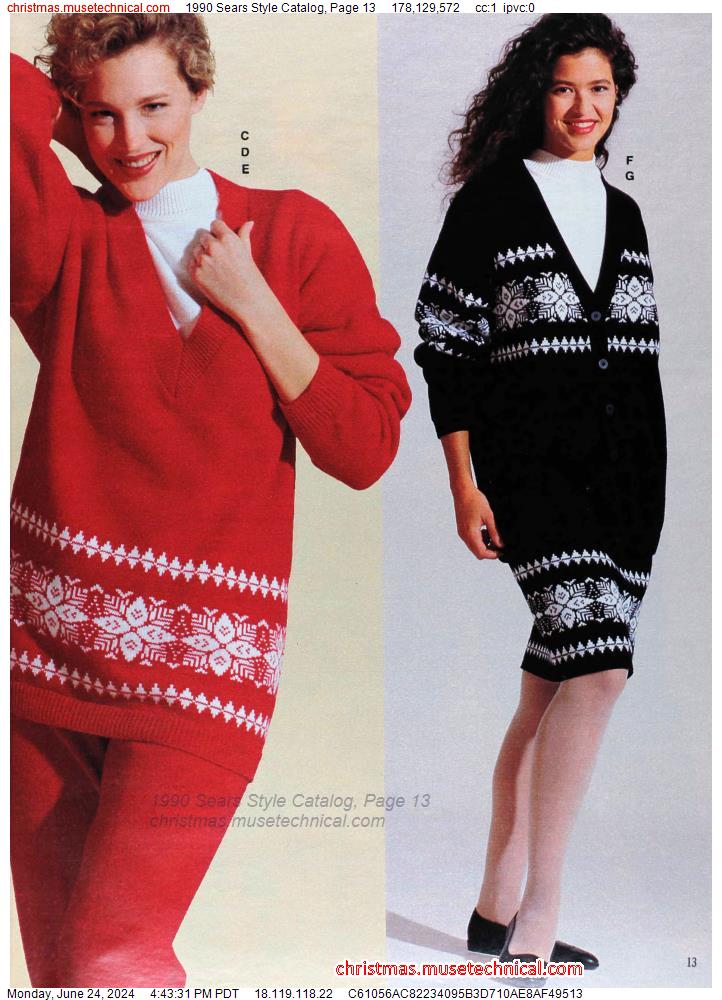 1990 Sears Style Catalog, Page 13
