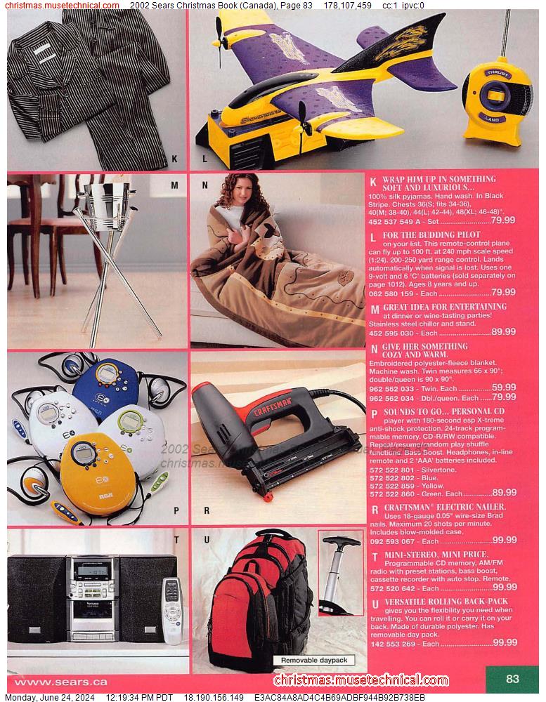 2002 Sears Christmas Book (Canada), Page 83