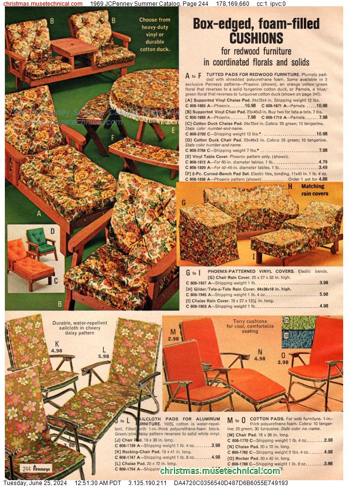 1969 JCPenney Summer Catalog, Page 244