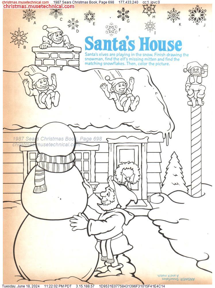1987 Sears Christmas Book, Page 698