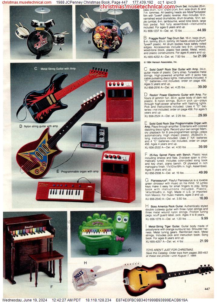 1988 JCPenney Christmas Book, Page 447