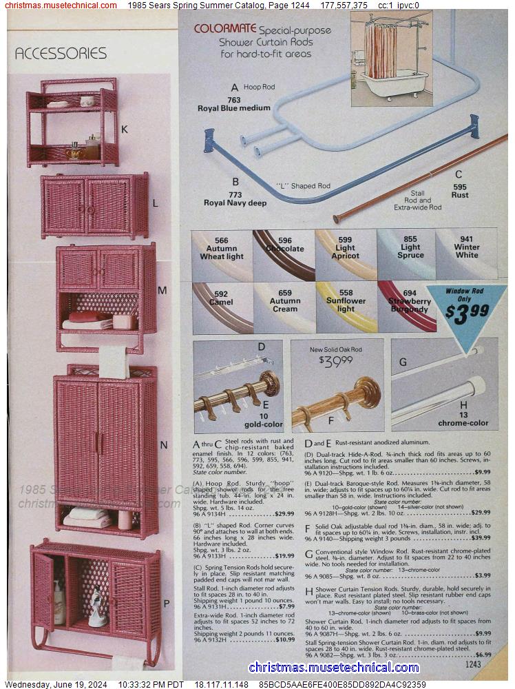 1985 Sears Spring Summer Catalog, Page 1244