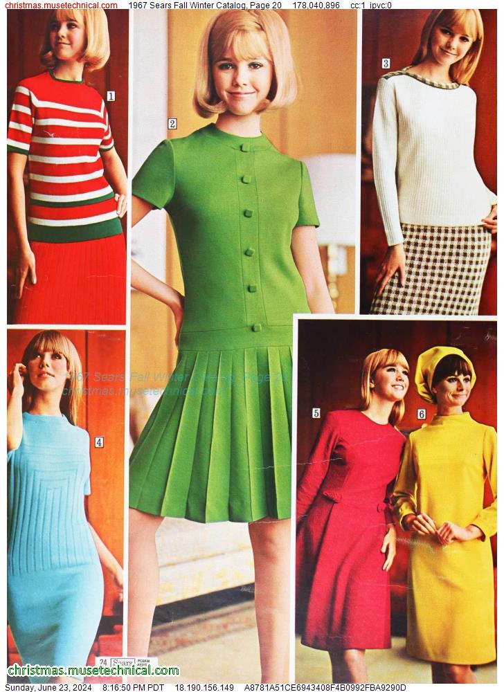 1967 Sears Fall Winter Catalog, Page 20