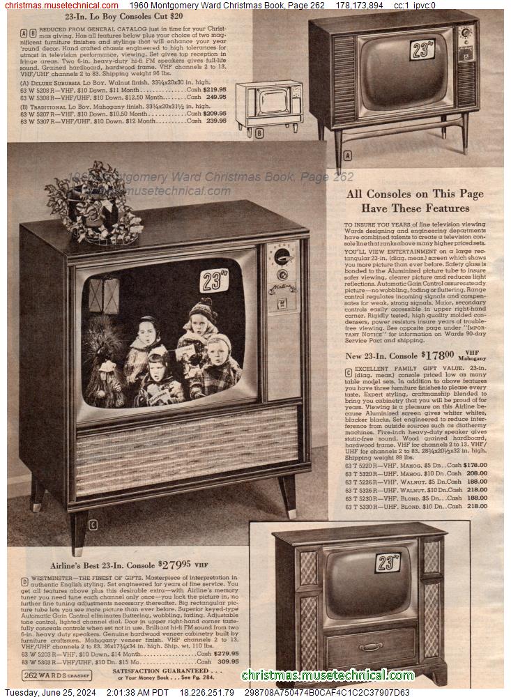 1960 Montgomery Ward Christmas Book, Page 262