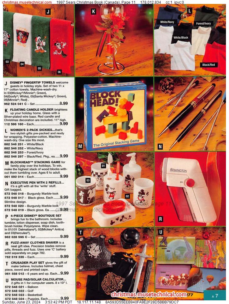 1997 Sears Christmas Book (Canada), Page 11