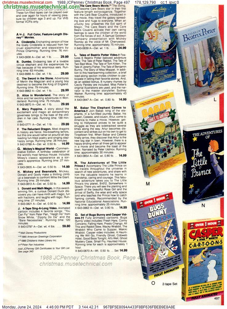 1988 JCPenney Christmas Book, Page 497
