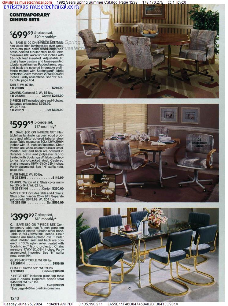 1992 Sears Spring Summer Catalog, Page 1238