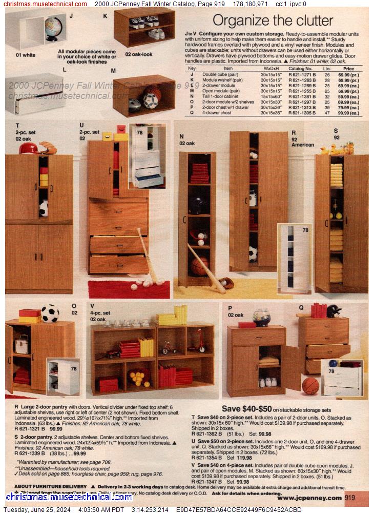 2000 JCPenney Fall Winter Catalog, Page 919