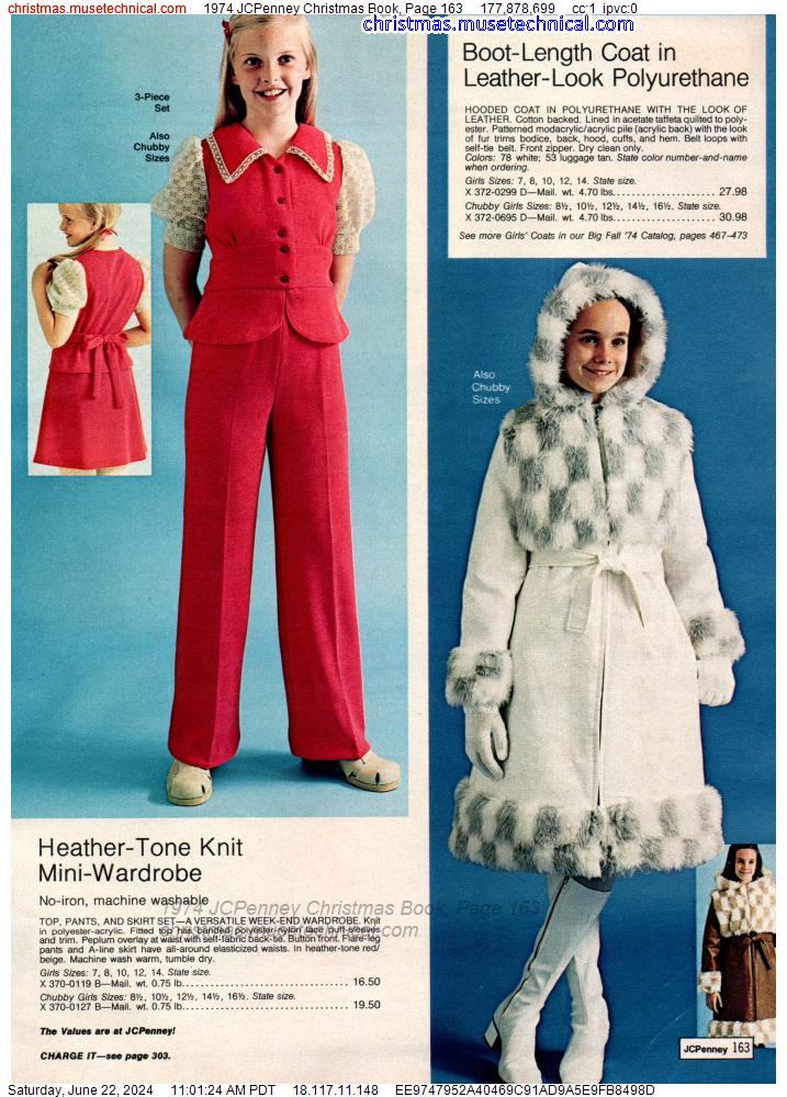 1974 JCPenney Christmas Book, Page 163