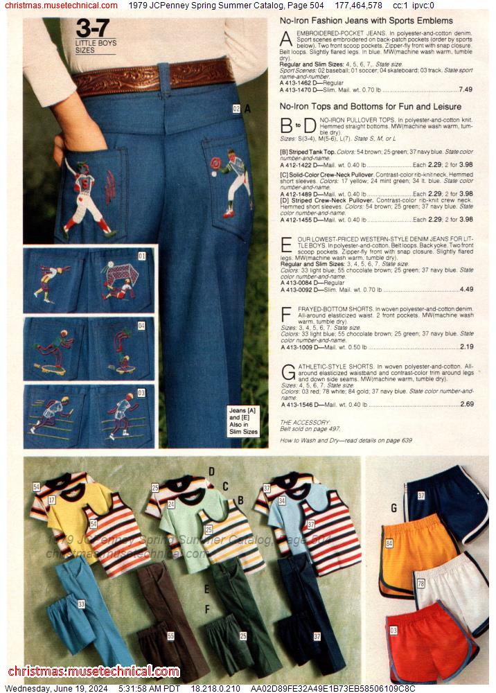 1979 JCPenney Spring Summer Catalog, Page 504