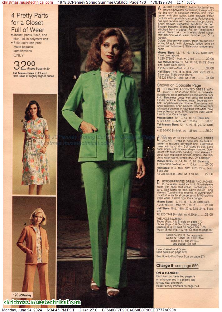 1979 JCPenney Spring Summer Catalog, Page 170