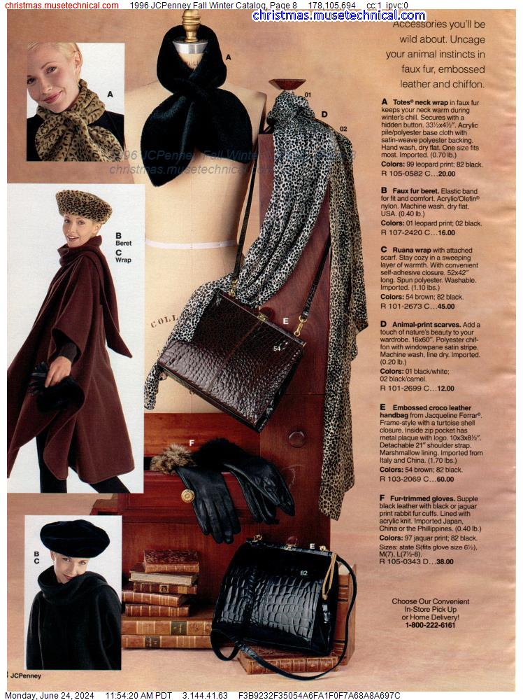 1996 JCPenney Fall Winter Catalog, Page 8