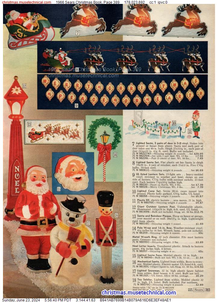 1966 Sears Christmas Book, Page 389