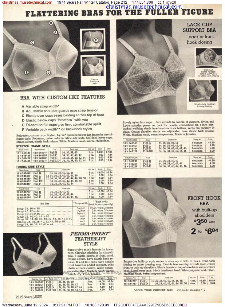 1974 Sears Fall Winter Catalog, Page 212