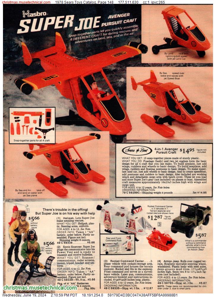 1978 Sears Toys Catalog, Page 148
