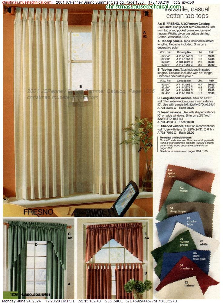 2001 JCPenney Spring Summer Catalog, Page 1036