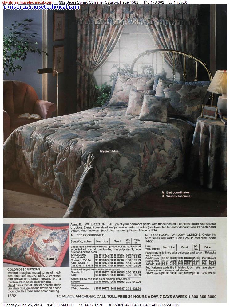 1992 Sears Spring Summer Catalog, Page 1582