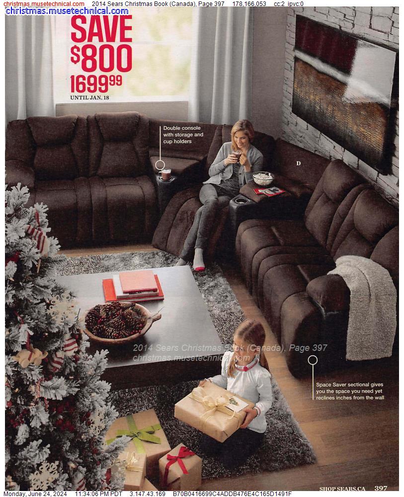2014 Sears Christmas Book (Canada), Page 397