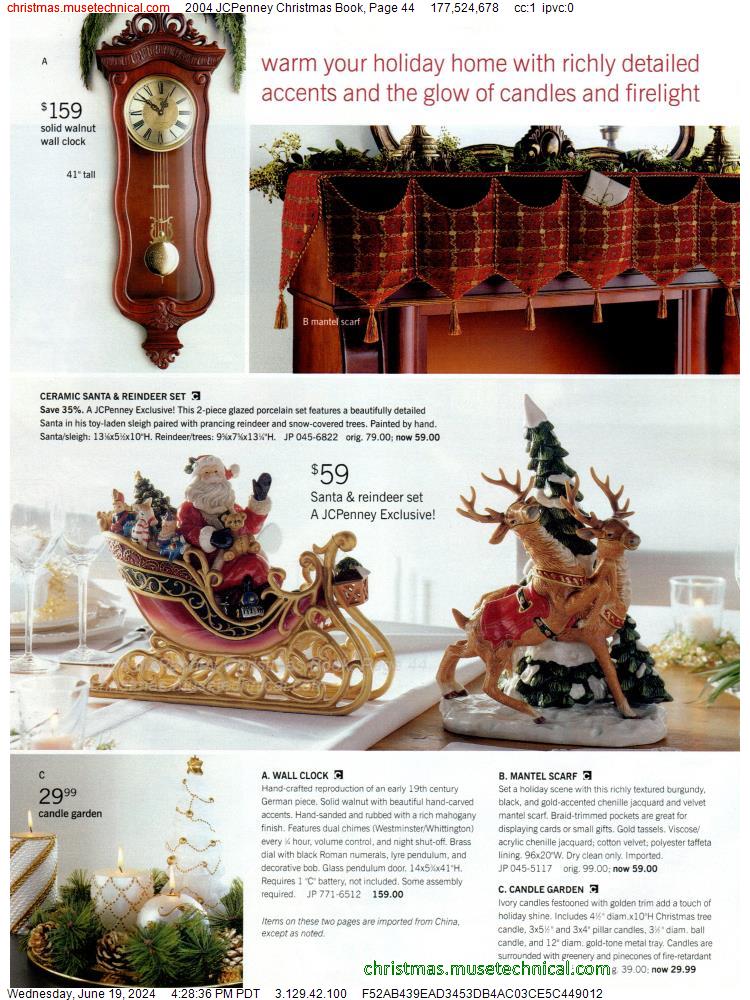 2004 JCPenney Christmas Book, Page 44