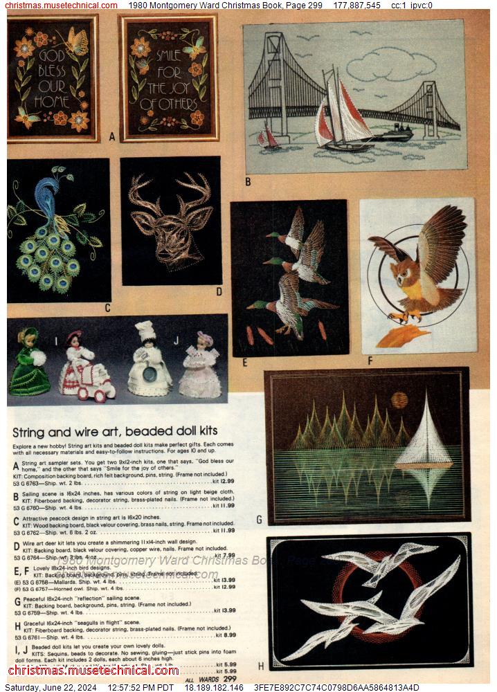 1980 Montgomery Ward Christmas Book, Page 299