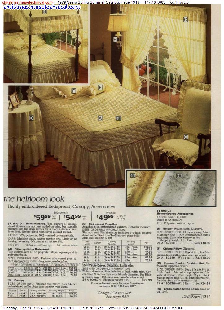 1979 Sears Spring Summer Catalog, Page 1319