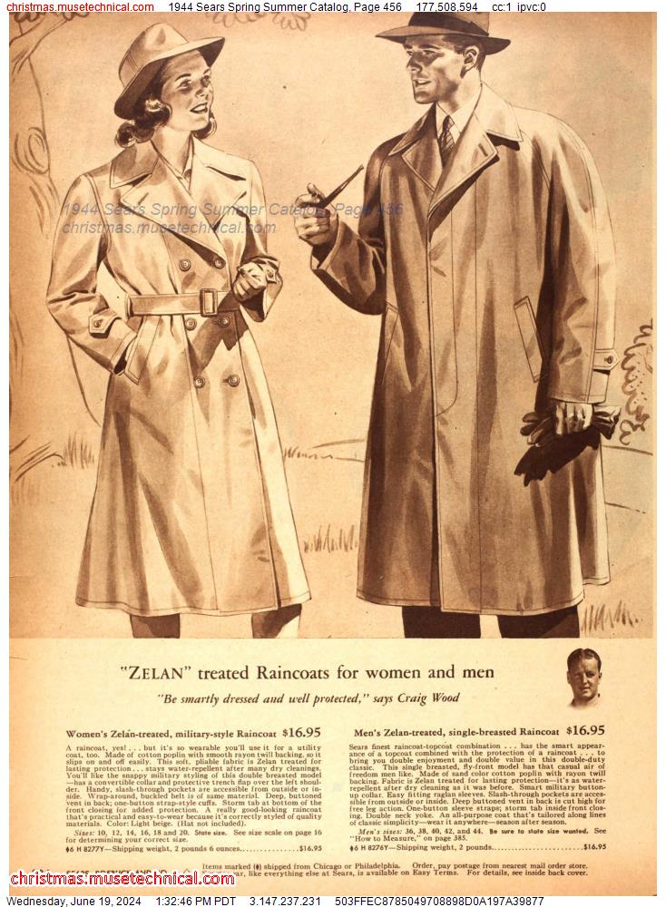 1944 Sears Spring Summer Catalog, Page 456