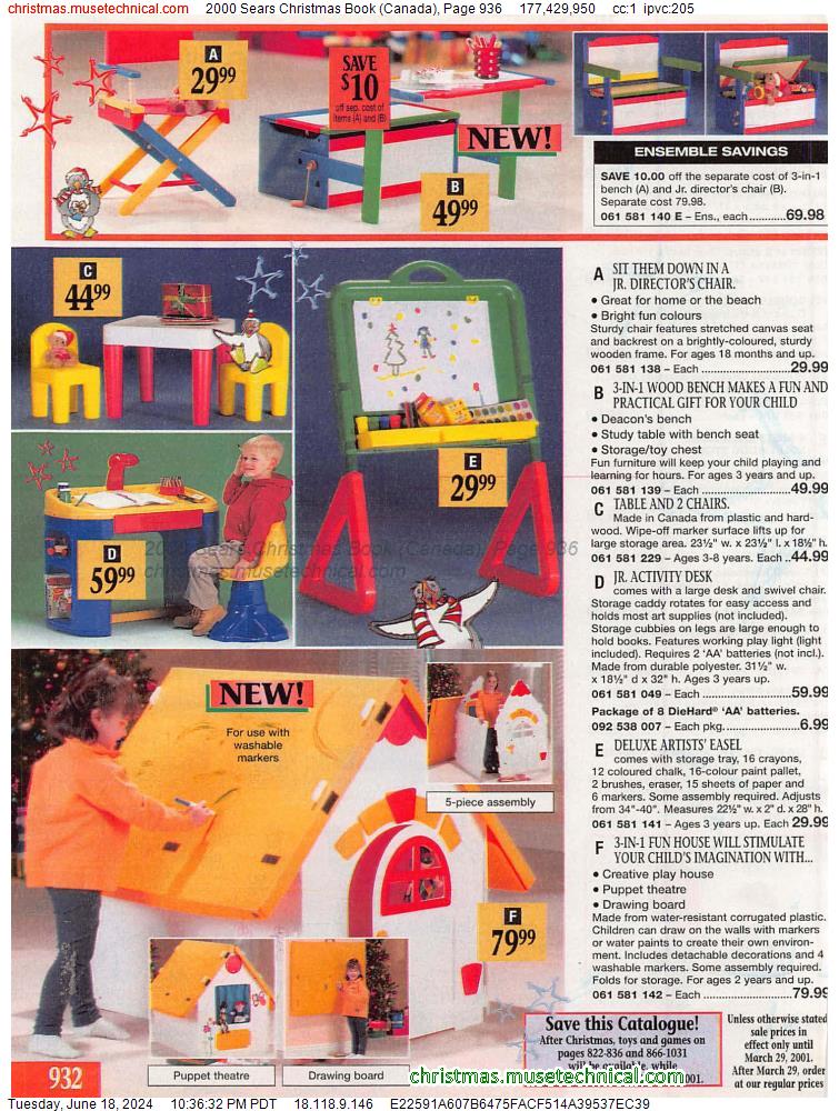 2000 Sears Christmas Book (Canada), Page 936