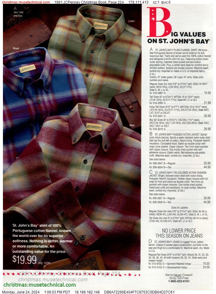 1991 JCPenney Christmas Book, Page 224