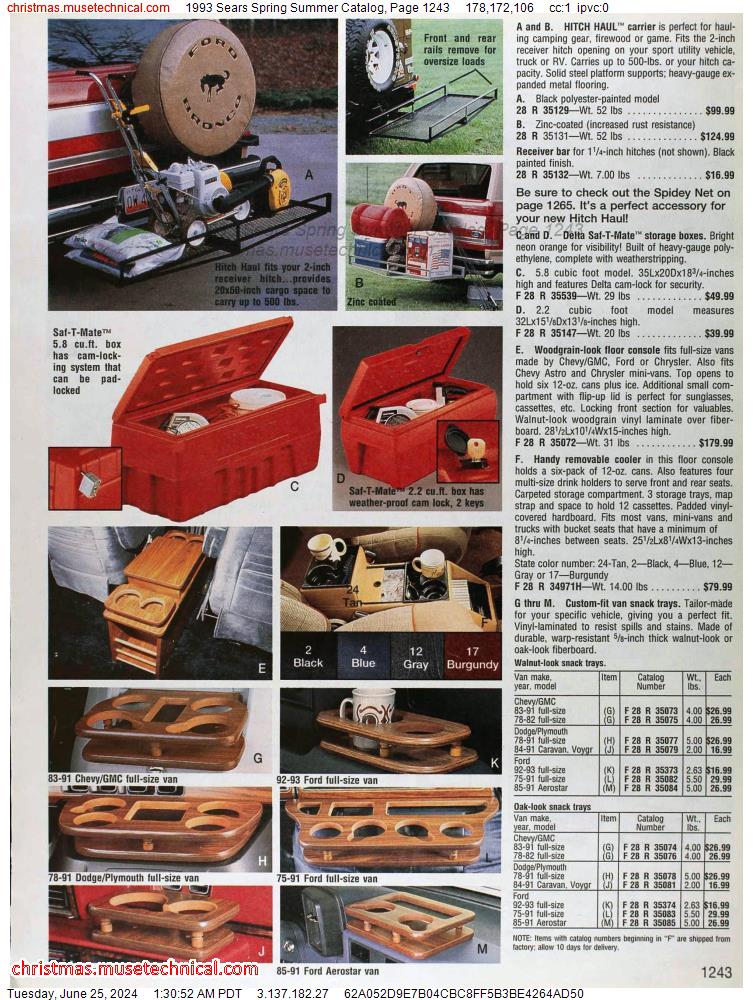 1993 Sears Spring Summer Catalog, Page 1243