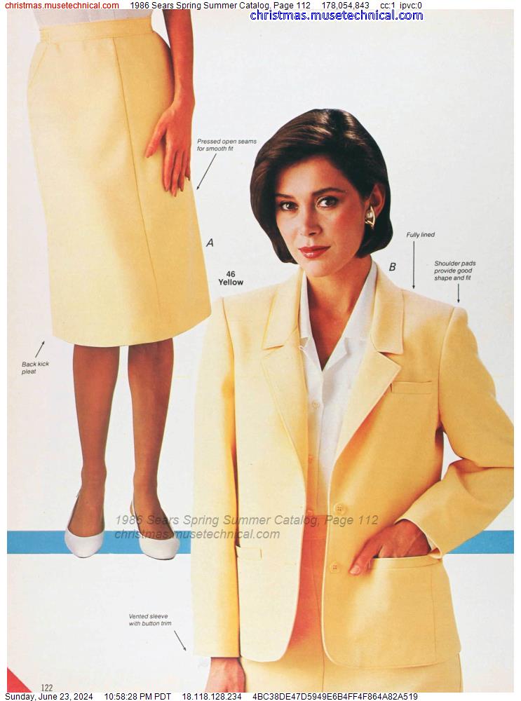 1986 Sears Spring Summer Catalog, Page 112