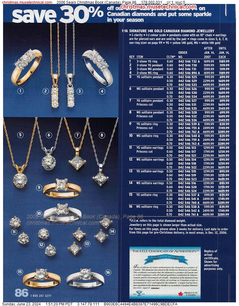 2006 Sears Christmas Book (Canada), Page 86
