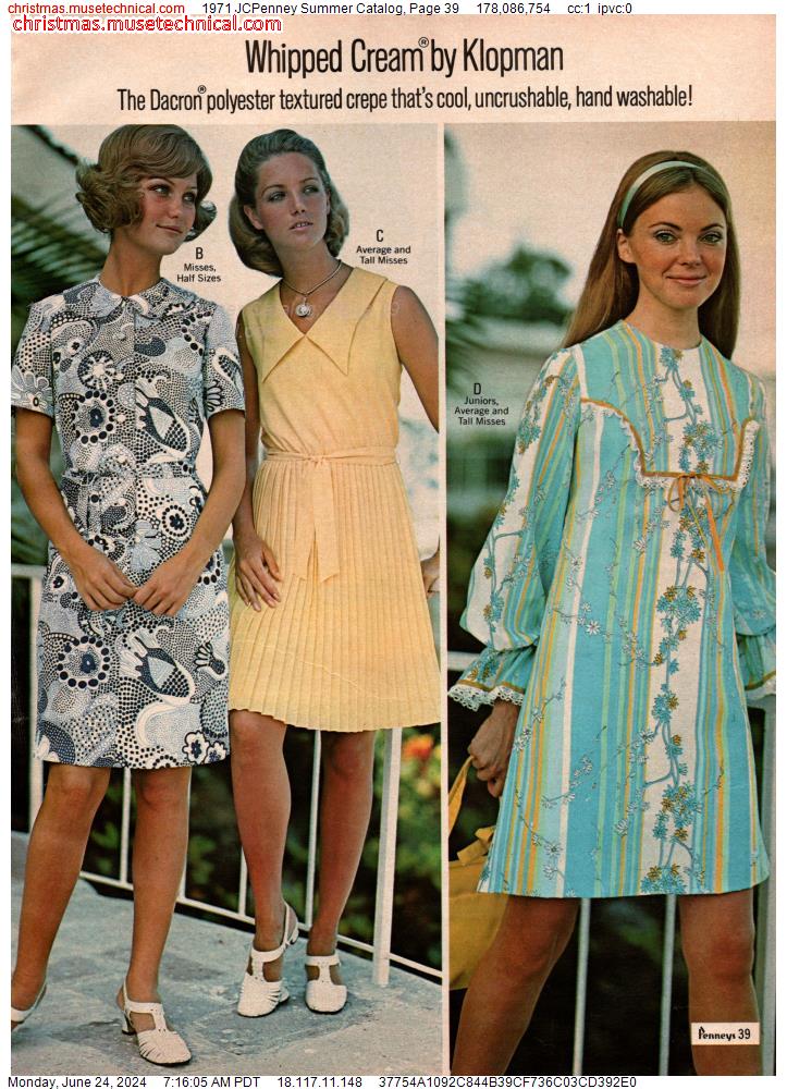 1971 JCPenney Summer Catalog, Page 39