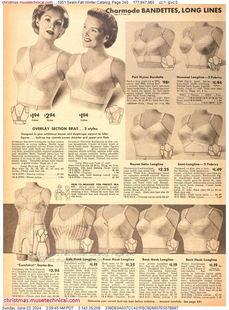 1951 Sears Fall Winter Catalog, Page 340