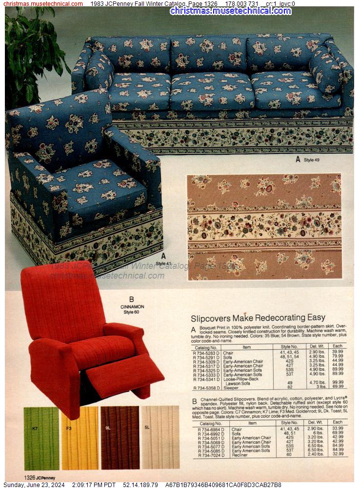 1983 JCPenney Fall Winter Catalog, Page 1326