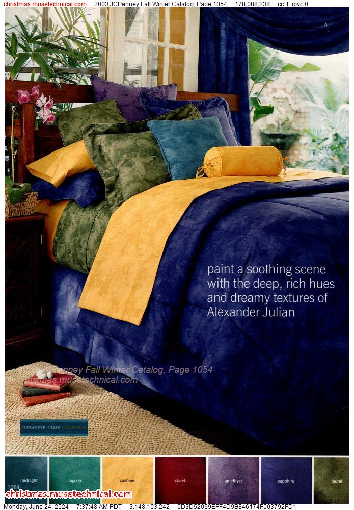 2003 JCPenney Fall Winter Catalog, Page 1054