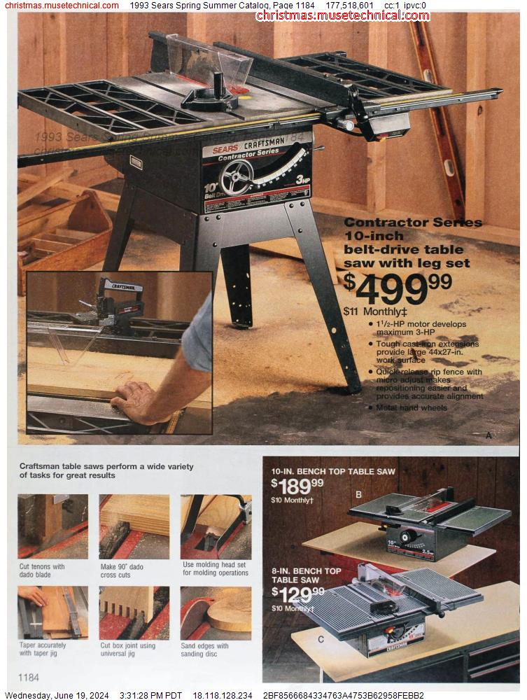 1993 Sears Spring Summer Catalog, Page 1184