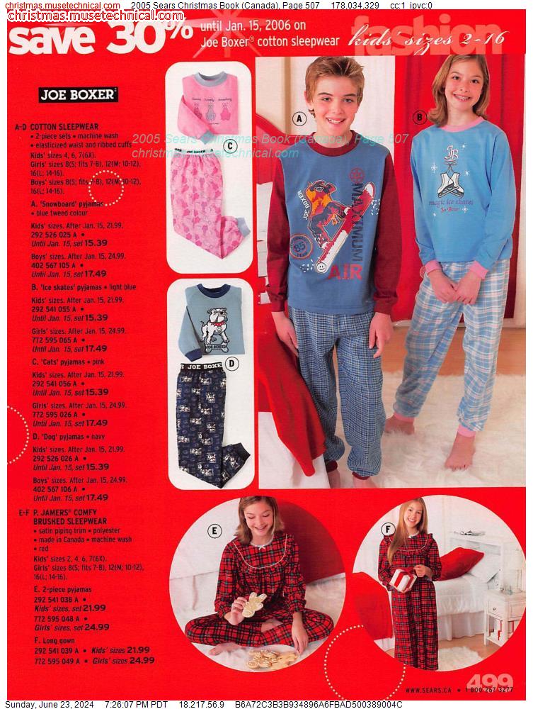 2005 Sears Christmas Book (Canada), Page 507