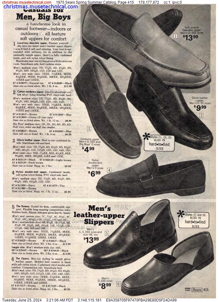 1975 Sears Spring Summer Catalog, Page 415