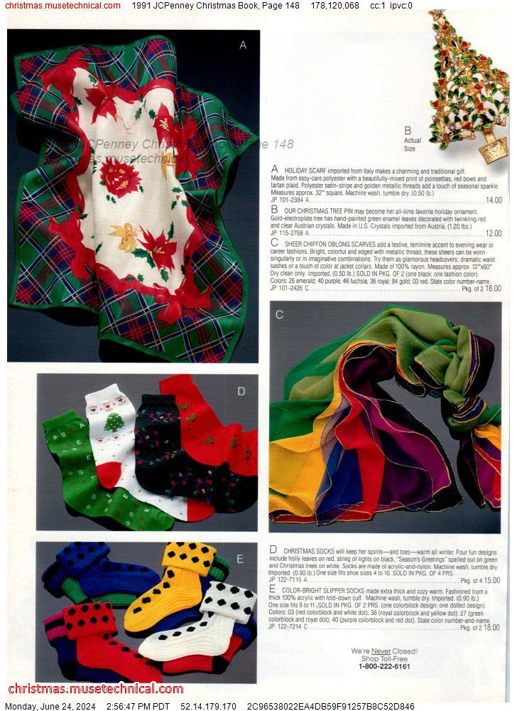 1991 JCPenney Christmas Book, Page 148