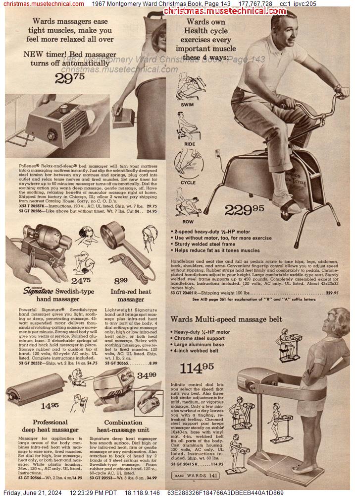 1967 Montgomery Ward Christmas Book, Page 143