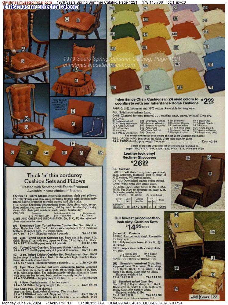 1979 Sears Spring Summer Catalog, Page 1221