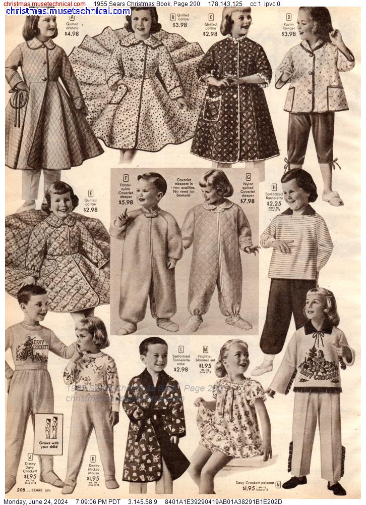 1955 Sears Christmas Book, Page 200